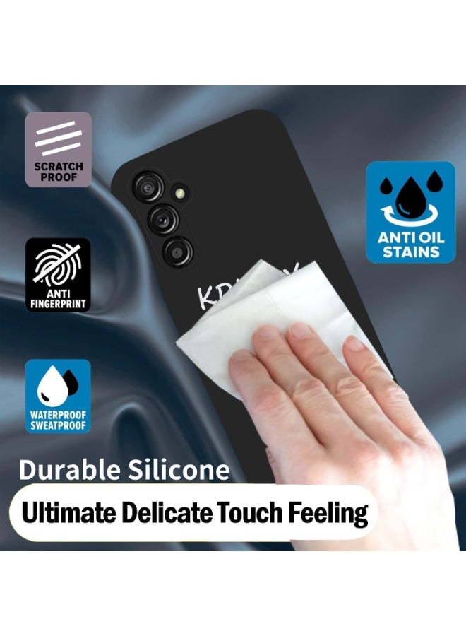 موز Silicone Case for Samsung Galaxy A57, Soft Gel Rubber, Anti-scratch, Shockproof, Slim, Full Body Protection (Black, Samsung Galaxy A57) - Image 3